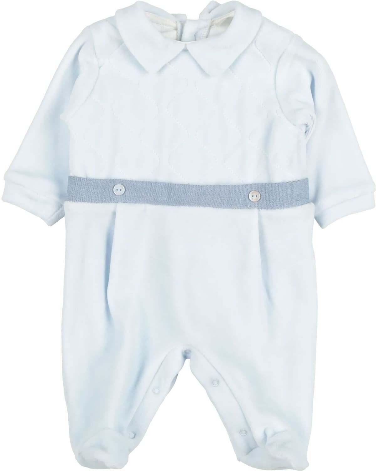 Lalalù Pelele y peto de bebé Niño Azul celeste 1 Niño