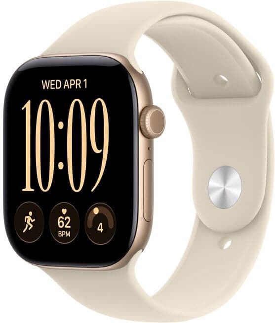 Apple WATCH S12 46MM GPS + CELLULAR ALUMÍNIO DOURADO CLARO E DESPORTIVA AREIA M/L
