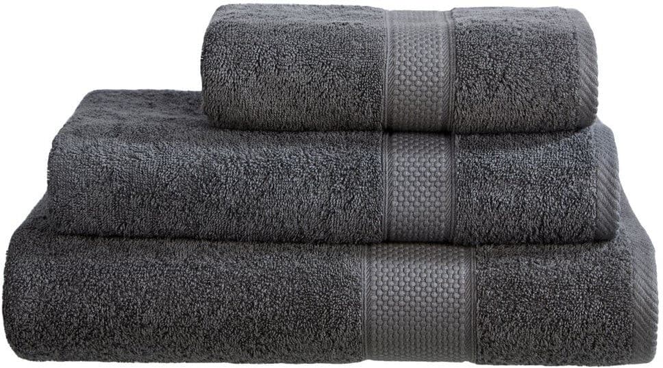 Hashtag Home Arelious Multi-Size Set Grey Bath Towel;Washcloth;Fingertip Towel;Hand Towel