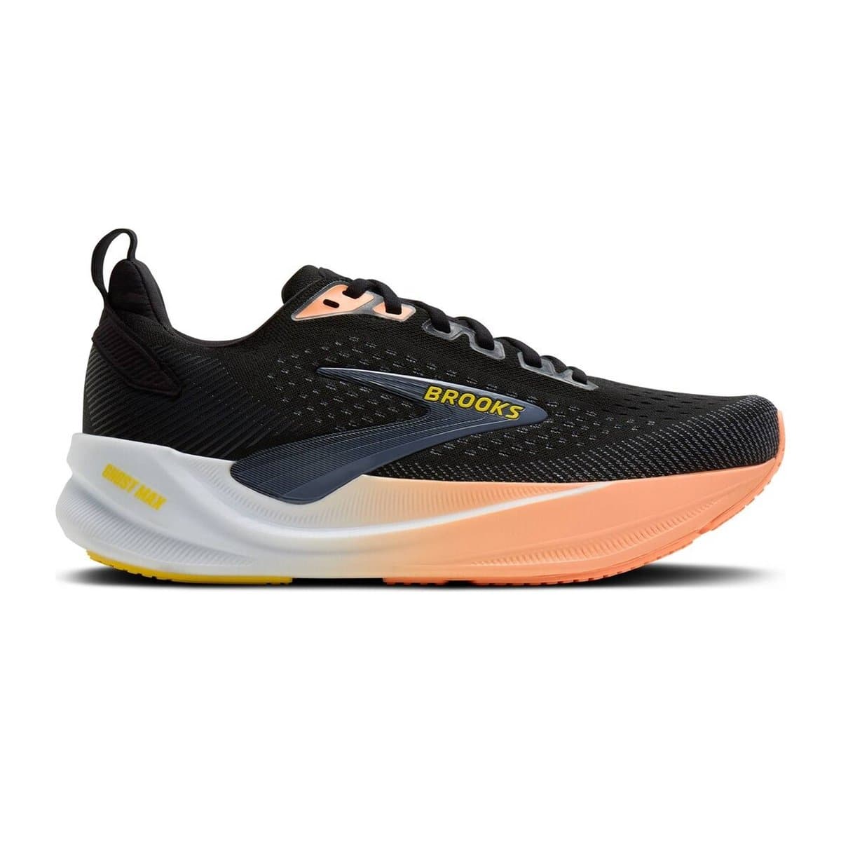 Scarpe Brooks Ghost Max 4 Nero Arancione AW26 Donna, Taglia 43 - EUR Donna