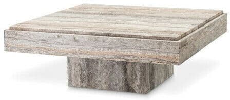 Eichholtz Sartoria soffbord silver travertin