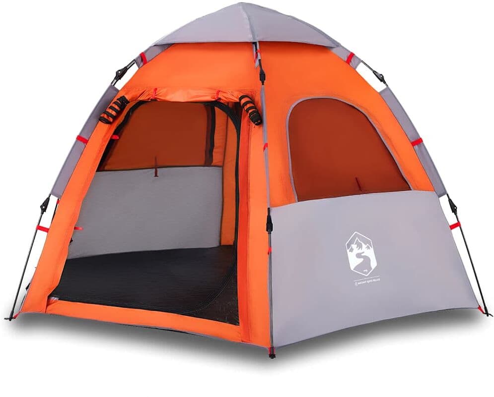 vidaXL Tente de camping cabine 4 personnes libération rapide