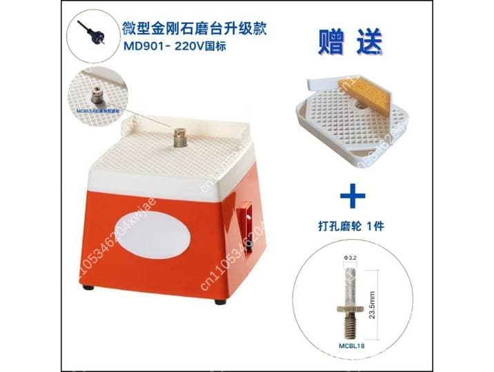 Meuleuse électrique de table à alimentation automatique pour verre, pour biseautage et polissage précis des bords, outil compact pour atelier