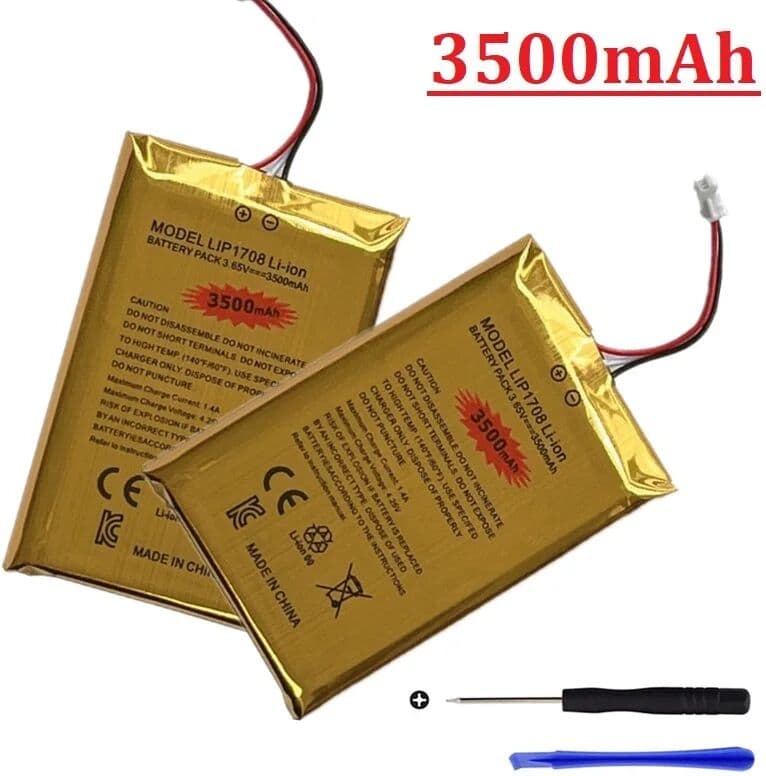 VSVAW upgrade to 3500mAh PS5 controller Battery LIP1708 for Sony ps5 PlayStation 5 Dualsense Game Controller batteria