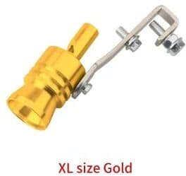 Uplift Treasures Universal Turbo Sound Exhaust Whistle For Car And Motorcycle xl Gold