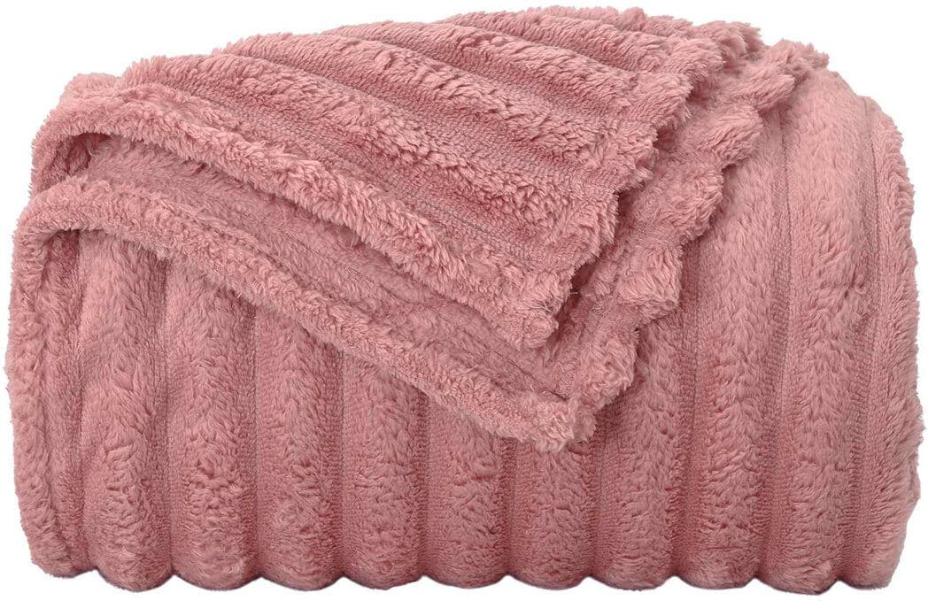 vidaXL 5.1-42 Blanket Pink 270cm x 240cm