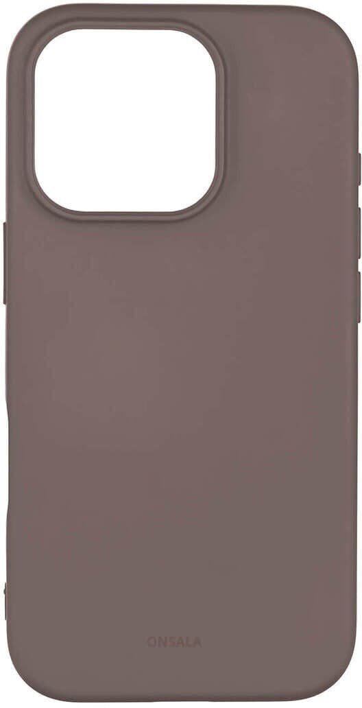 Onsala iPhone 16 Pro Silikone Bagside Cover - MagSafe Kompatibelt - Chocolate