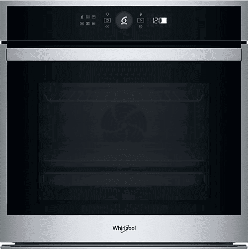 Horno - Whirlpool WOI4S8PM1XA, Multifunción, Pirolítico e hidrolítico, 73 l, 59.5 cm, Guías telescópicas, 6th Sense, Steam+, Air Fry, Inox