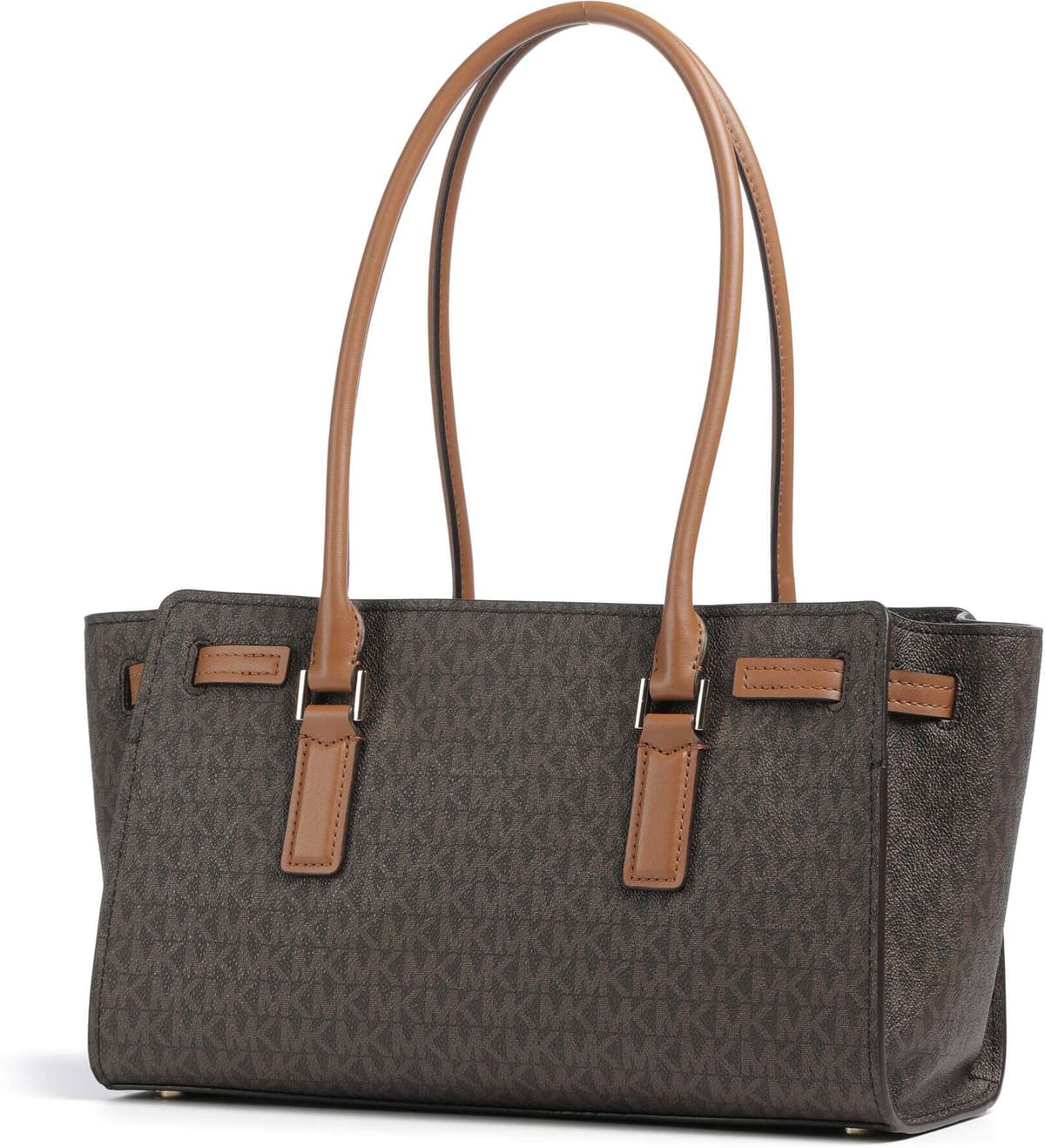 Michael Kors Hamilton Moderne Small   Leather Shoulder bag   brown