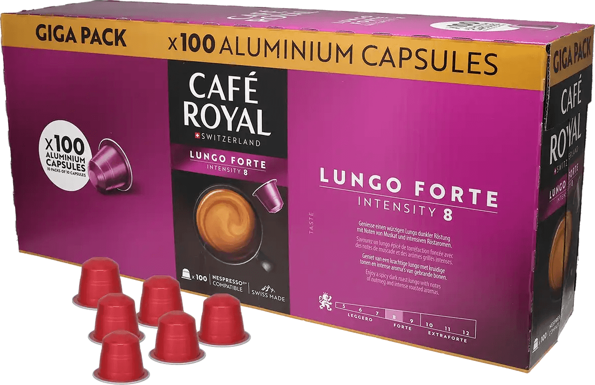 Nespresso Café Royal   Lungo Forte  - 100 kapslar till