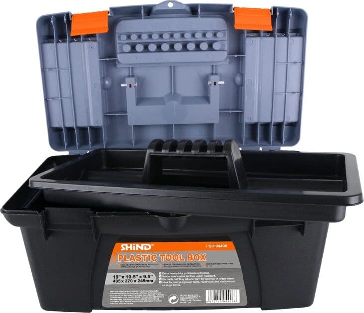 Shind Εργαλειοθήκη Χειρός Πλαστική Π48.5xB27xΥ24.5cm SHI-94496