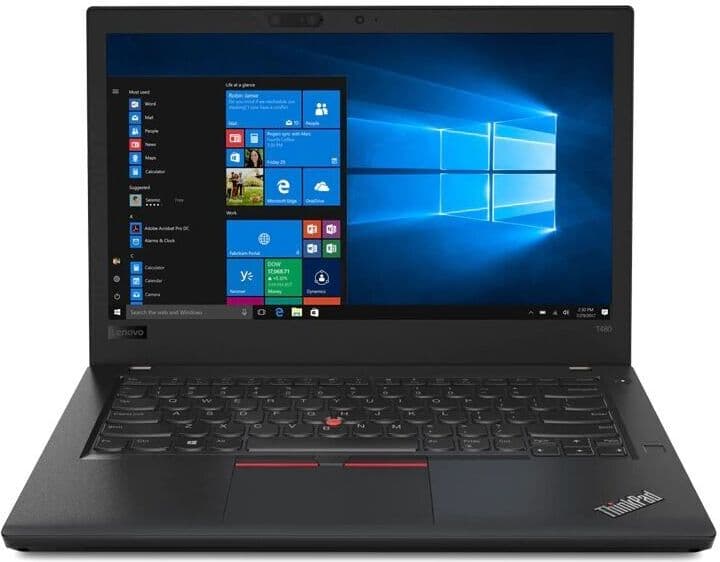 IBM ThinkPad T480   i5-8350U   14"   32 GB   2 TB SSD   FHD   Kamera internetowa   Win 11 Home   DE - Refurbished