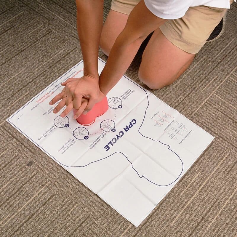 NONE Medical First Aid Rescue Teaching Tool for Nursing Mini Heart-Shaped CPR Training Manikin Model