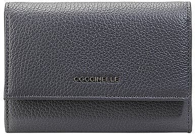Coccinelle Geldbörse METALLIC SOFT blau EG