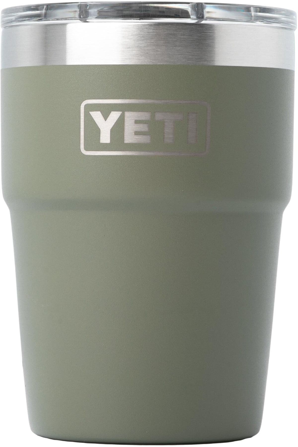 Kubek termiczny Yeti Rambler Stackable Cup 16oz Mag Slider Lid, Pampa Green, sztaplowany z pokrywką, 473 ml