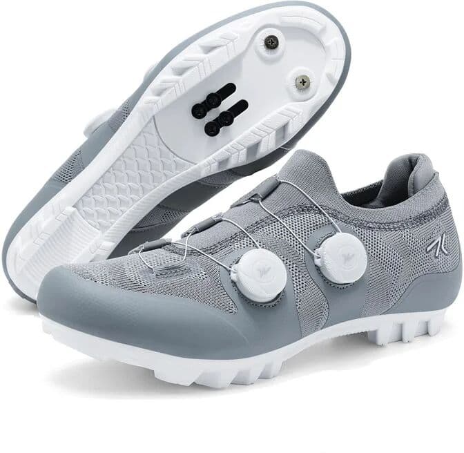AILIDUN Breathable Cycling Sneaker MTB Men Sport Bike Boots Flat Racing Speed Sneakers Mountain Bicycle Footwear Spd Pedal Cycling Shoes