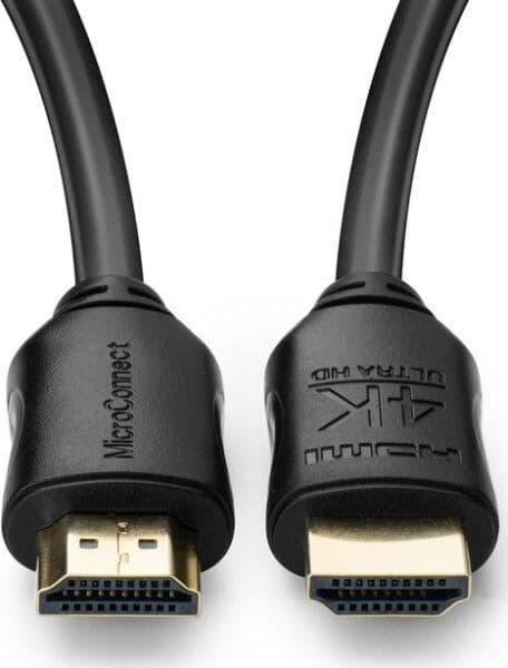 MicroConnect 4k Hdmi Kabel, 0.5m, Sort