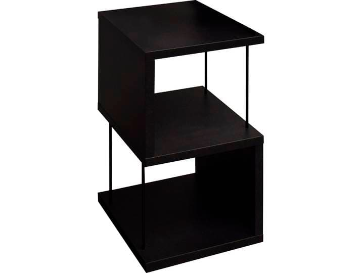 Standregal MÄUSBACHER Sticks Regale , schwarz (schwarzstahl), B:33cm H:65cm T:33cm, Holzwerkstoff, Regale, Standregal, Breite 33 cm