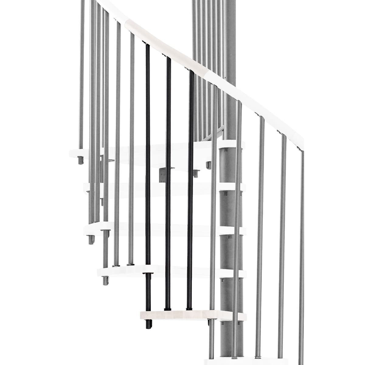 Minka Höhenerweiterung für Spiral Wood 140cm Durchmesser Weiß Schwarz