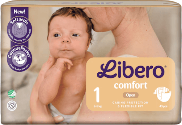 Libero Comfort 1 - 8 paquets de 24 protections