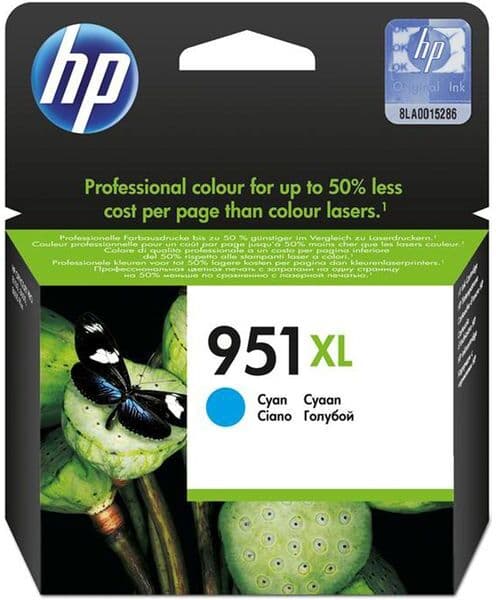 HP 951XL (CN046AE) - Cyan - Cartouche d'encre - Grande capacité
