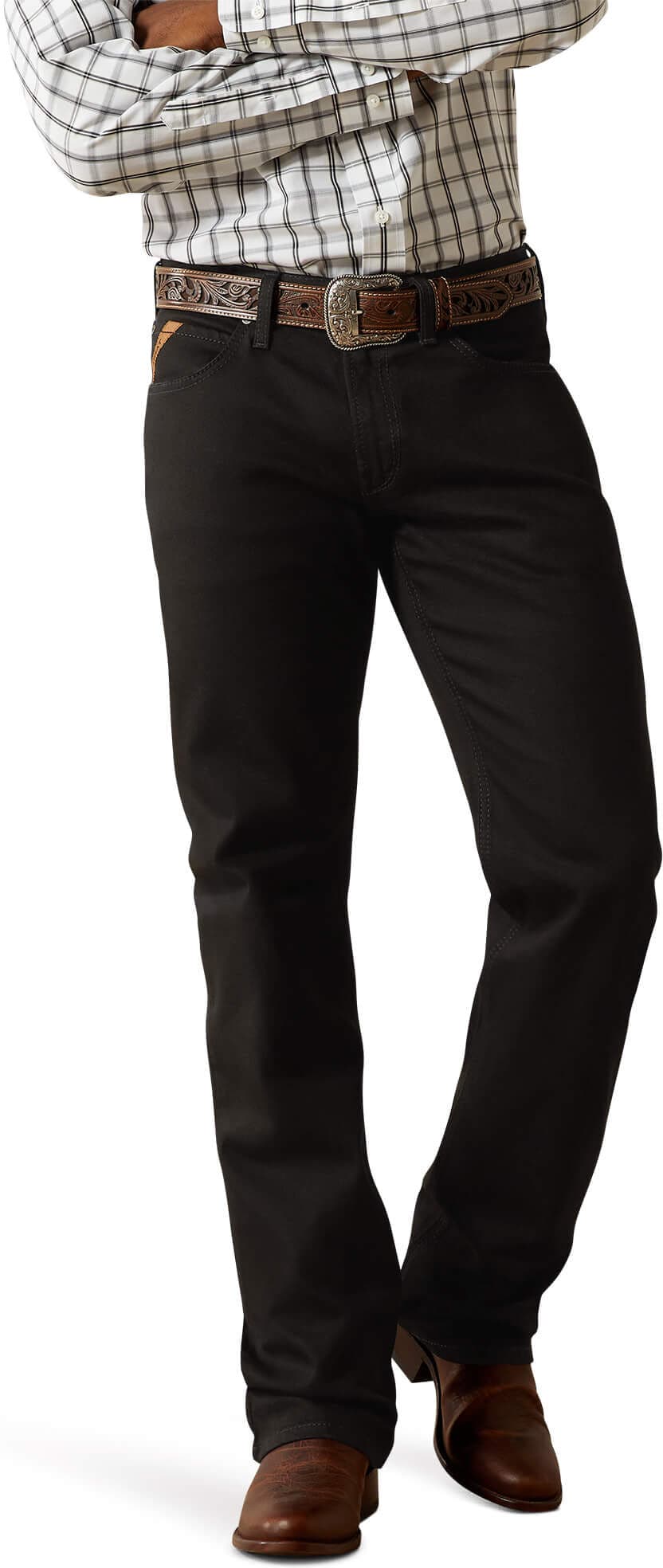 Men's M4 Relaxed Hansen Boot Cut Jeans in Black, Size: 30 X 32 by Ariat