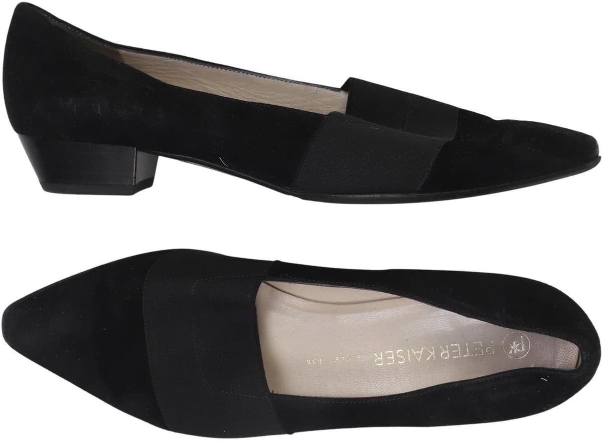 Peter Kaiser Damen Pumps, Schwarz, Gr. EU 37,5 (UK 4.5), kein / Etikett - Second Hand
