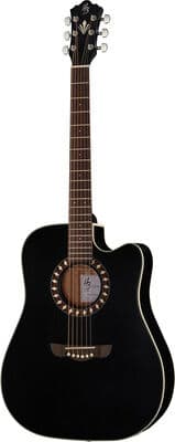 Harley Benton HB Custom Line CLD-10SCE BKS Mattschwarz