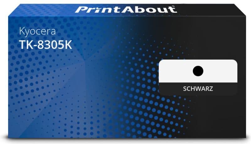 PrintAbout Toner kompatibel mit Kyocera TK-8305K - Schwarz