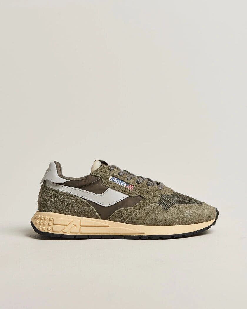Autry Reelwind Running Sneaker Olive Night/Grey men 40 Grøn