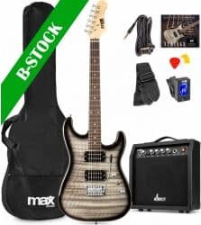 GigKit Electric Guitar Pack Quilted Style Black "B-STOCK" TILBUD NU