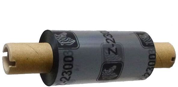 Termotransferband, Zebra 2300, Vax, 64 mm x 74 m Ø 12,7 mm (Stycke)