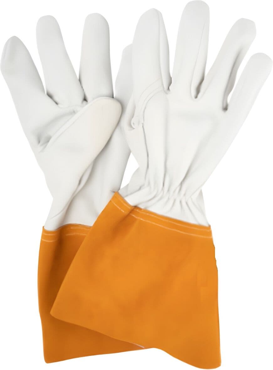 Guanti Tig Fiore, manichetta in crosta Taglia 8