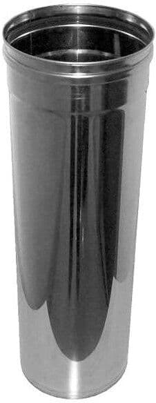 Camini Wierer Tubo in Acciaio Inox Lunghezza: 100 cm Vari Diametri