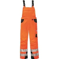 Warnschutz Latzhose "ALABAMA" - 25 - orange/grau