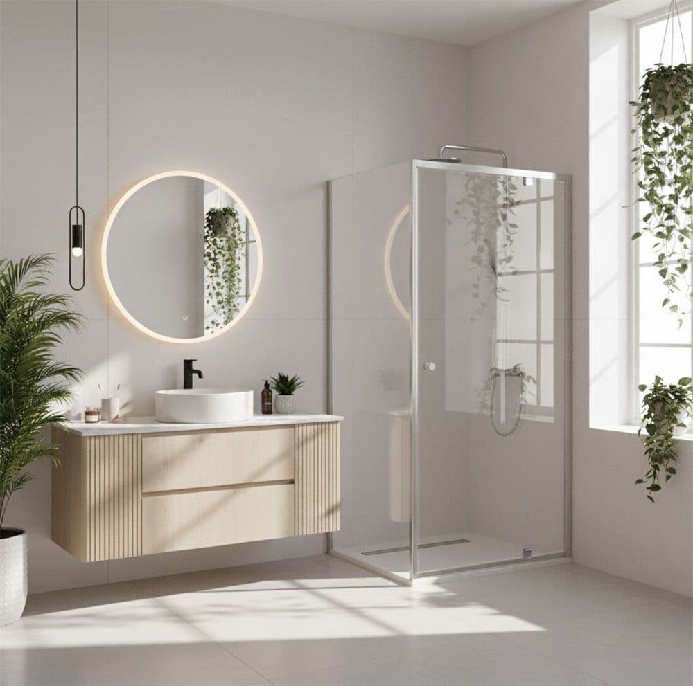 Cabina de dus Rea Primo Swing 100x70 Chrome