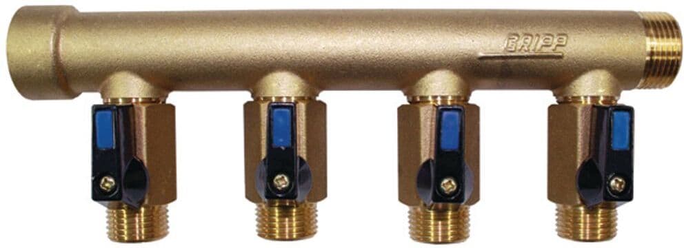 WATTS INDUSTRIES Collecteur FC mâle-femelle 3/4 GRIPP 6 départs vanne M15/21 WATTS 3637