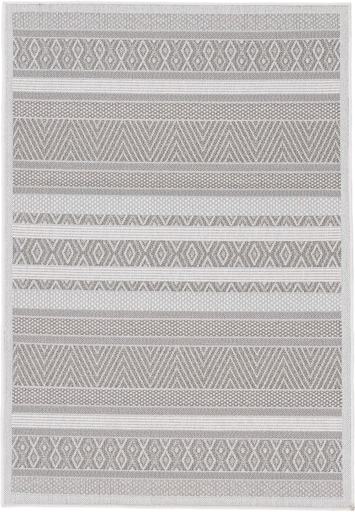 Teppich CARPETFINE "Boho 101, auch als Läufer erhältlich", beige, B:200cm H:4mm L:290cm, Polypropylen, Teppiche, Teppich, robustes Flachgewebe, Sisal Optik, UV-beständig, In- und Outdoor beige B : 200cm 1 Stk., 4mm, L: 290cm