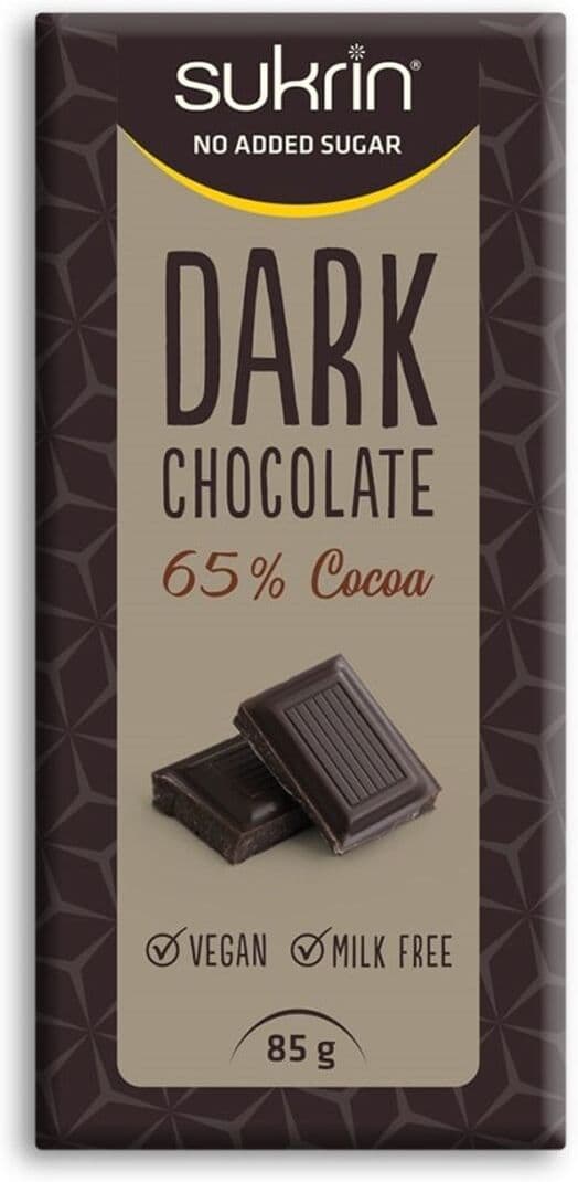 Funksjonell Mat Sukrin Mørk Sjokolade 85g