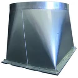 S&P ? Übergangsstutzen ? US RHE 6000 ? 700x510 mm / Ø 630 mm ? verzinkt ? für Lü...