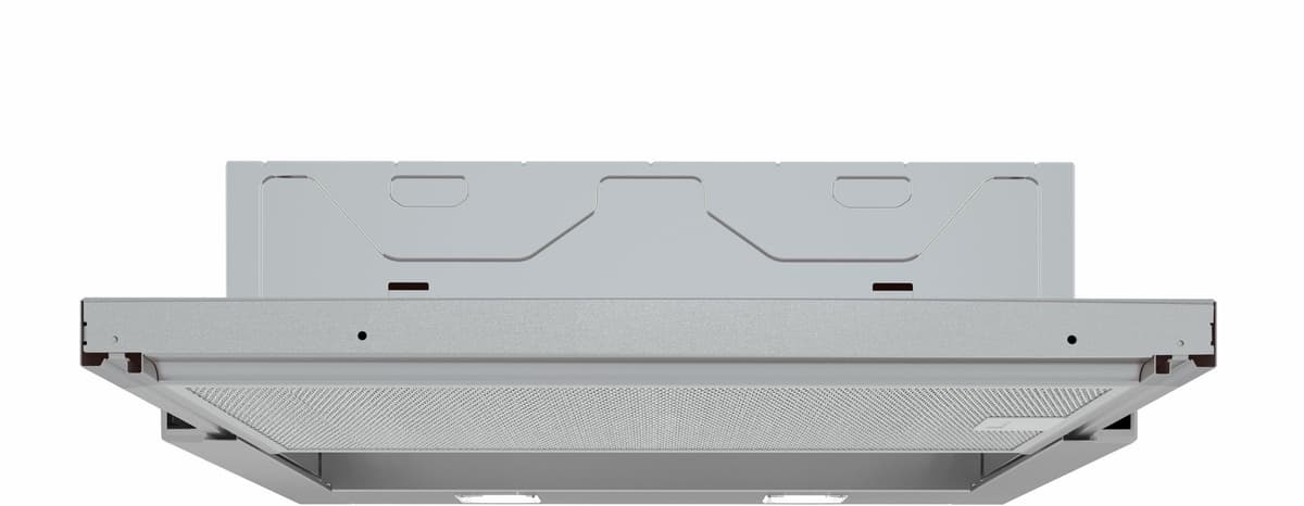 Bosch Serie 2 DFL064W54 Abluft/Umluft Dunstabzugshaube/Esse Flachschirmhaube 60 cm (Metallisch, Silber)