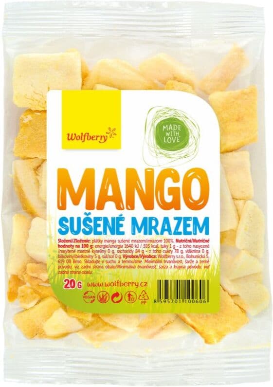Wolfberry Freeze-Dried Mango owoce liofilizowane 20 g