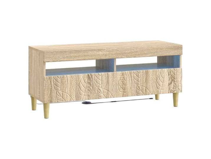 Meuble TV LED Chêne Sonoma Bois d'ingénierie 897207