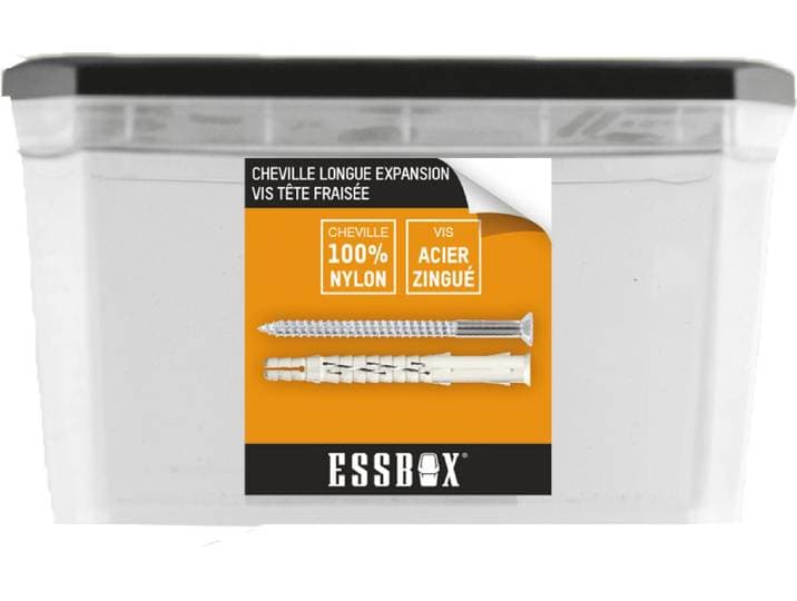 Scell-it - Cheville Essbox Nylon - Ø10 Mm X 120 Mm - Boite De 40 - Ex-91013410120