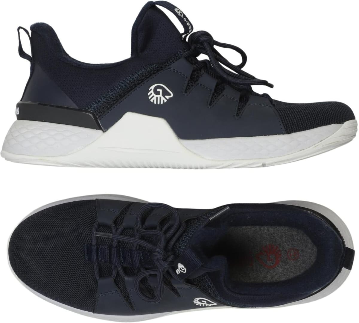 Giesswein Damen Sneaker, Marineblau, Gr. EU 41, Kunstleder - Second Hand