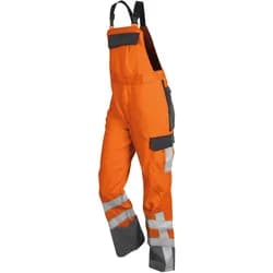 Kübler, Arbeitshose, unisex Warnschutz-Latzhose PSA SAFETY X7 warnorange, anthrazit Grösse 106 (106)