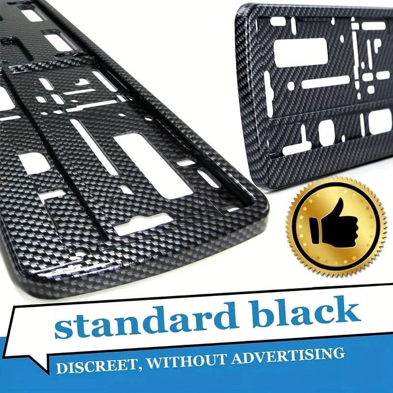 NONE Number Plate Holder License Plate Holder Mount EU Standard License Plate Frame Cover Anti-corrosion