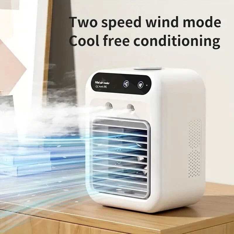 NONE USB Rechargeable Portable Desktop Cooling Device, USB Charging, Suitable for Home, Office or Dormitory Use