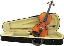 Dimavery Violin 3/4 with bow, in case TILBUD NU tilfelle fiolin med sak bue