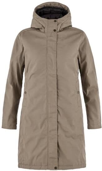 Fjällräven Kiruna Hydratic Padded Parka Womens, Suede Brown XL